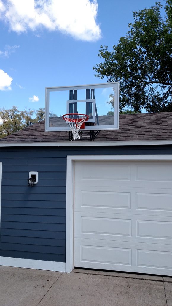 Garage WallMounted Basketball Hoop Installations Milwaukee WI